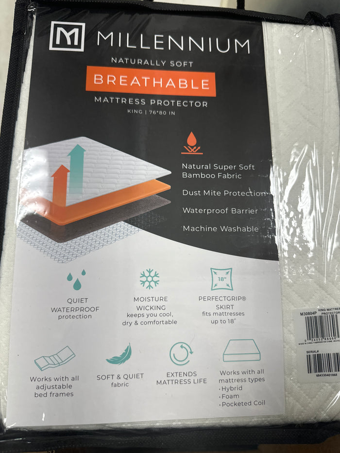 Naturally, soft, breathable mattress, protector