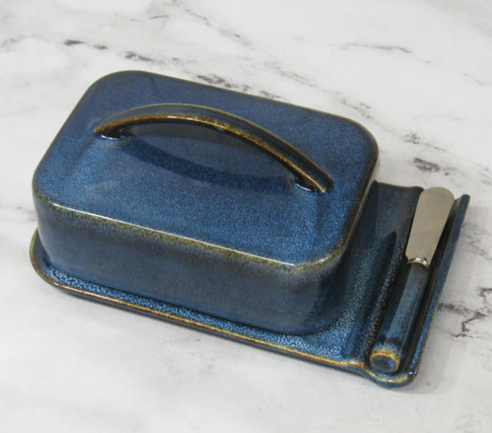 Navy Porcelain Butterie