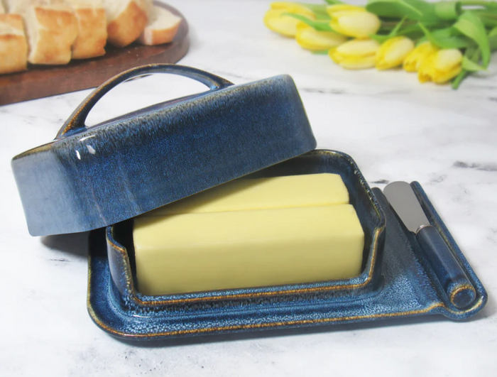 Navy Porcelain Butterie