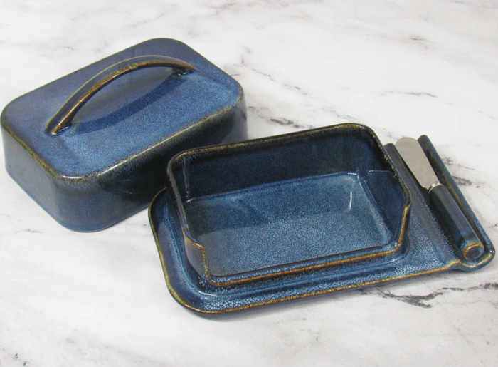 Navy Porcelain Butterie