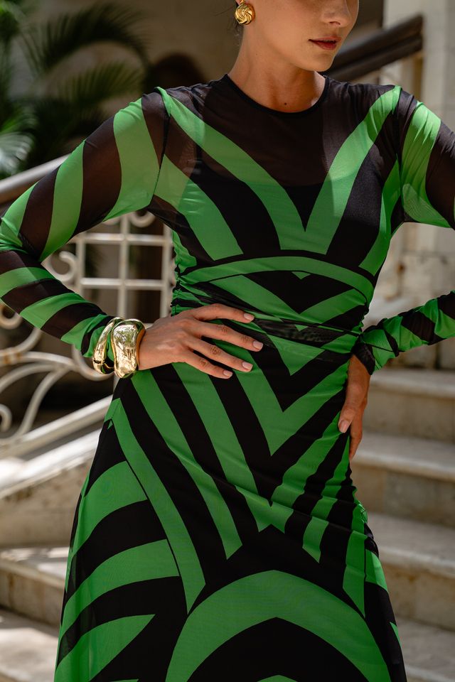 Noveau Mesh Dress