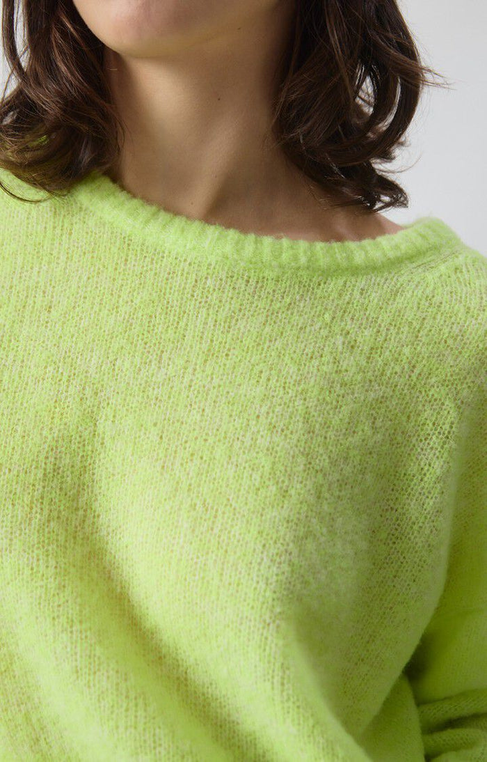 Nuggy Sweater - Fluro Lemon Melange