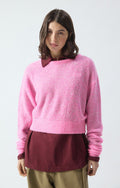Nuggy Sweater - Fluro Petunia Melange