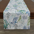 Ocean Flora Table Runner • Coastal Compass Home Decor