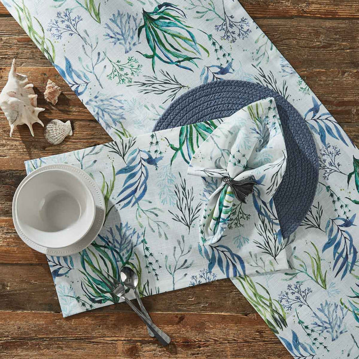 Ocean Flora Table Setting • Coastal Compass Home Decor