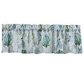 Ocean Flora Window Valance • Coastal Compass Home Decor