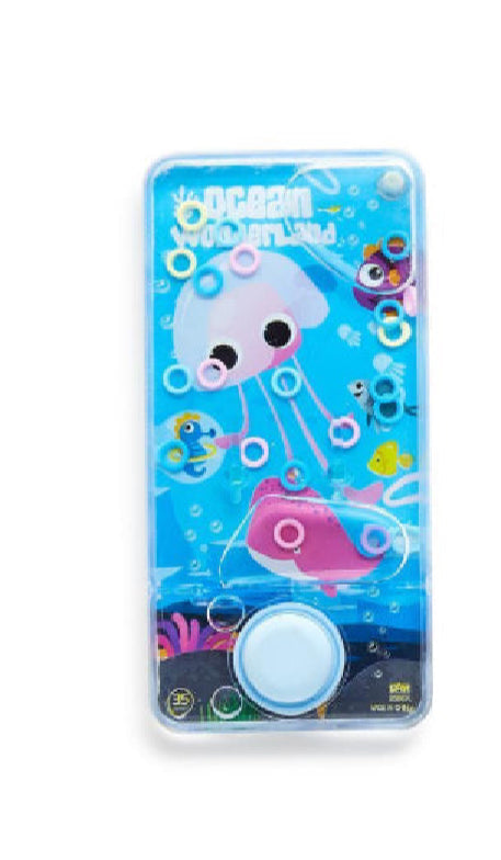 Ocean Wonderland Water Game in Gift Box Unit Includes 3 Designs: Shark, Whale, Jelly Fish - Plastic