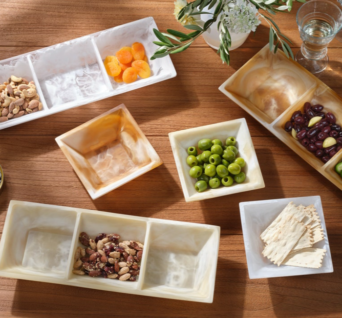 Olena Triple Snack Bowl