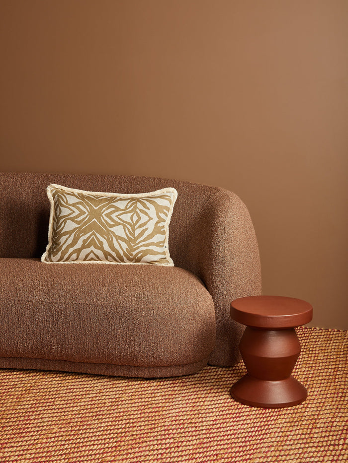 Olive Zebra Cushion