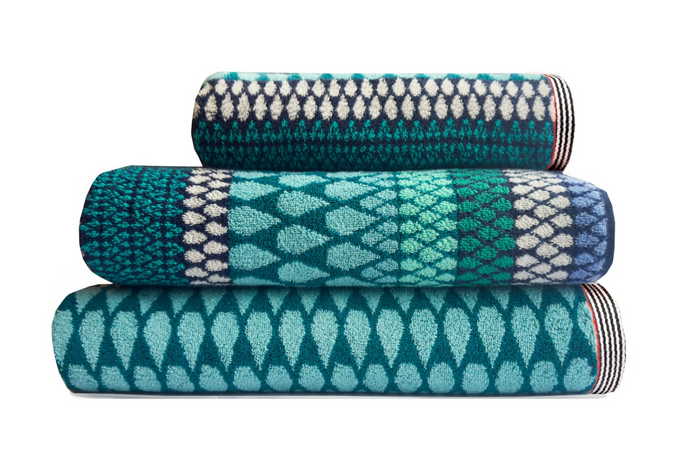 Olivia towels by Margo Selby