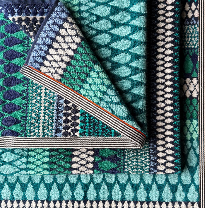 Olivia towels by Margo Selby