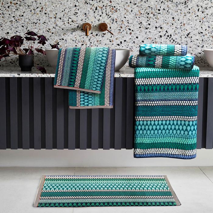 Olivia towels by Margo Selby