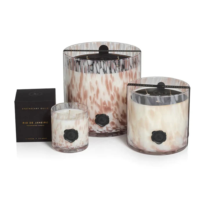 Opal Glass Candle Jar - Rio de Janeiro