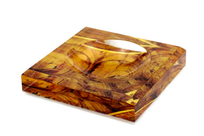 Oyster Wood Soap Dish