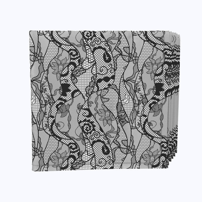 Paisley Lace Curve Napkins