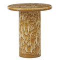 Palmer Ceramic Side Table - Mustard
