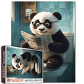 Panda Reading Jigsaw Puzzle