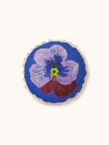 Pansy Klein Blue 45cm Round Cushion