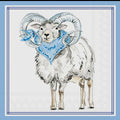 Paper Cocktail Napkins 20 Ct Blue Ram Hometown Pride