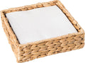 Paper Lunch Napkin Water Hyacinth Caddy