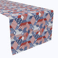 Patriotic Geometric Patchwork Runners