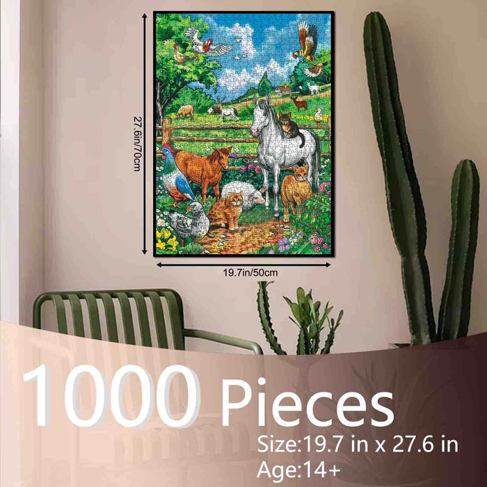 Peaceful Farm Morning Jigsaw Puzzle