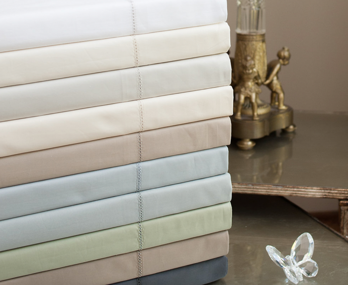 Perla 500tc Cotton Percale Sheets by Home Treasures