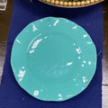 Perlette Teal Dinner Plate