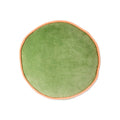 Pesto Velvet Pea Cushion