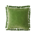 Pesto Velvet Tassel Cushion