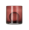 Petite Sphere Glass  in Aubergine (purple)