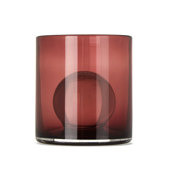 Petite Sphere Glass  in Aubergine (purple)