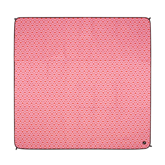 Picnic Mat - Cherry Zig Zag