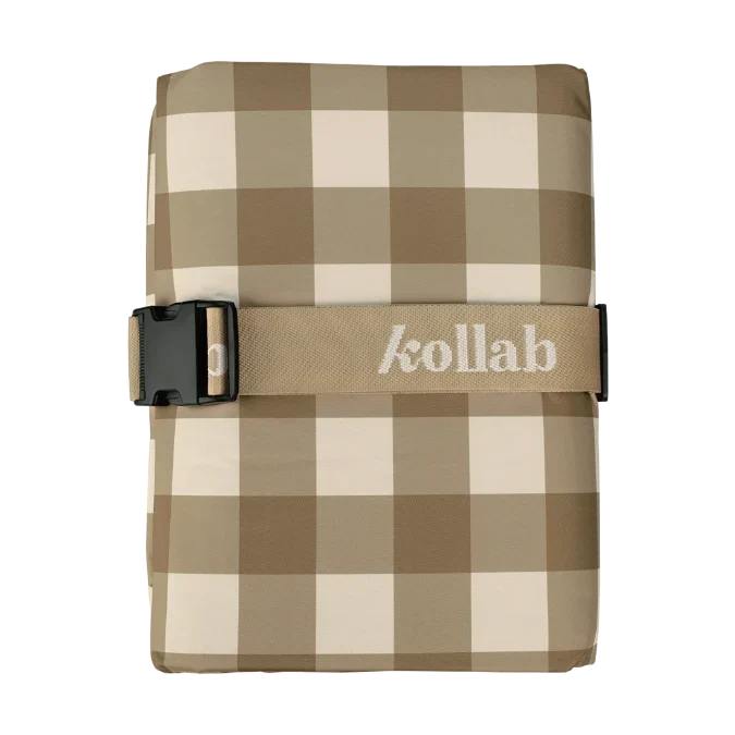Picnic Mat - Olive Gingham