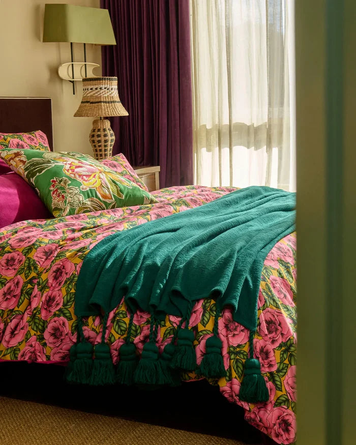 Pine Tassel Throw