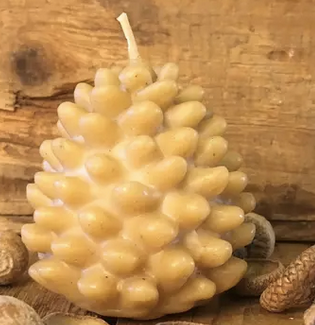 Pinecone Candle