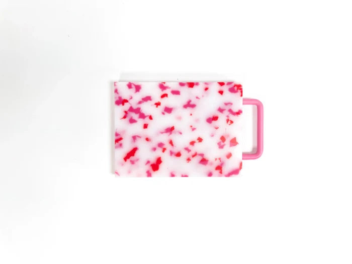 Fredericks & Mae Pink & White Small Cutting Board