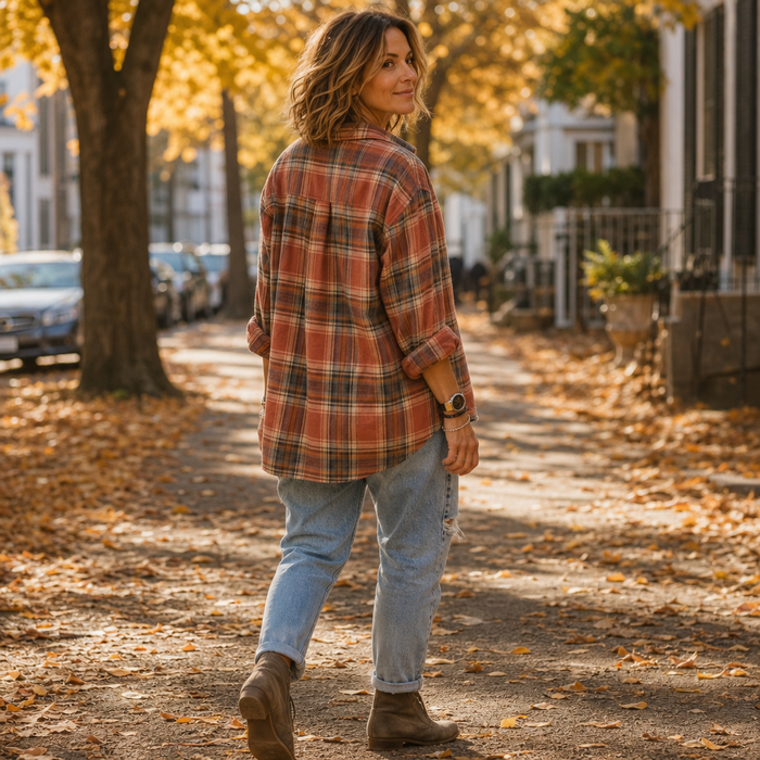 Plaidwell – Plaid Button-Down Shirt