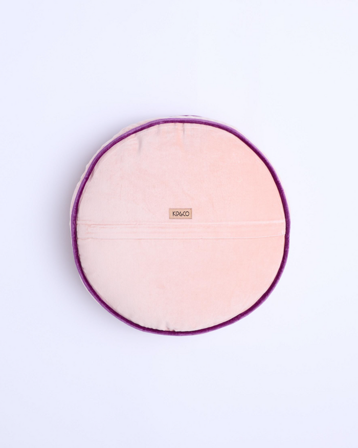 Plum Jam Velvet Pea Cushion