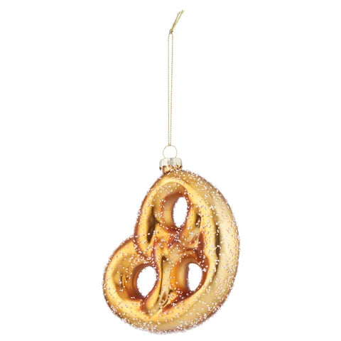 Pretzel Glass Ornament