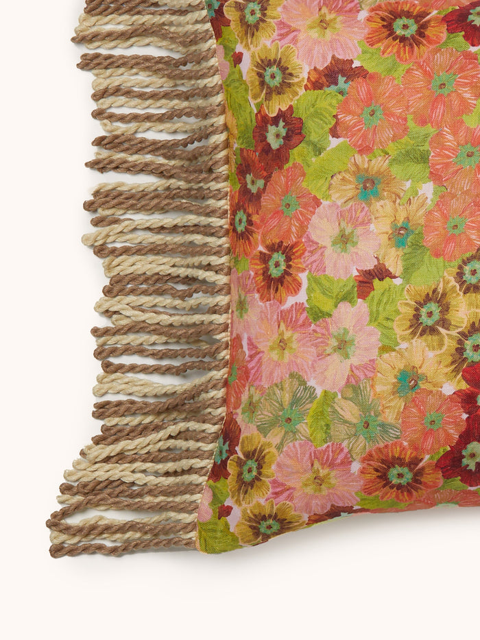 Primrose Sunset 60x40cm Cushion styled living room