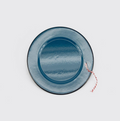 Prussia Blue Dinner Plate, Enamelware