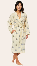 Queen Bee Honey Flannel Robe