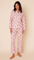 Queen Bee Pink Flannel Pajamas