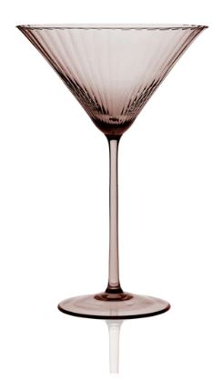 Quinn Martini Glass - Mocha