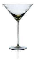 Quinn Martini Glass - Smoke
