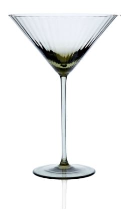 Quinn Martini Glass - Smoke