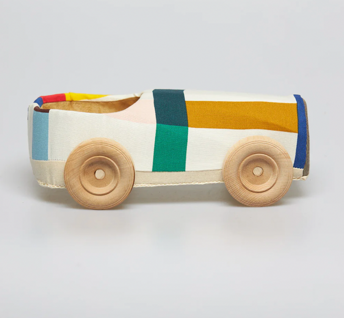 Race Car, V-6 Geo-Block Print