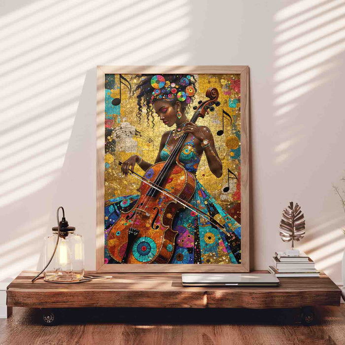 Radiant Cello Melody Jigsaw Puzzle