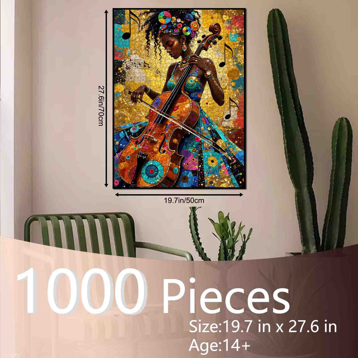 Radiant Cello Melody Jigsaw Puzzle